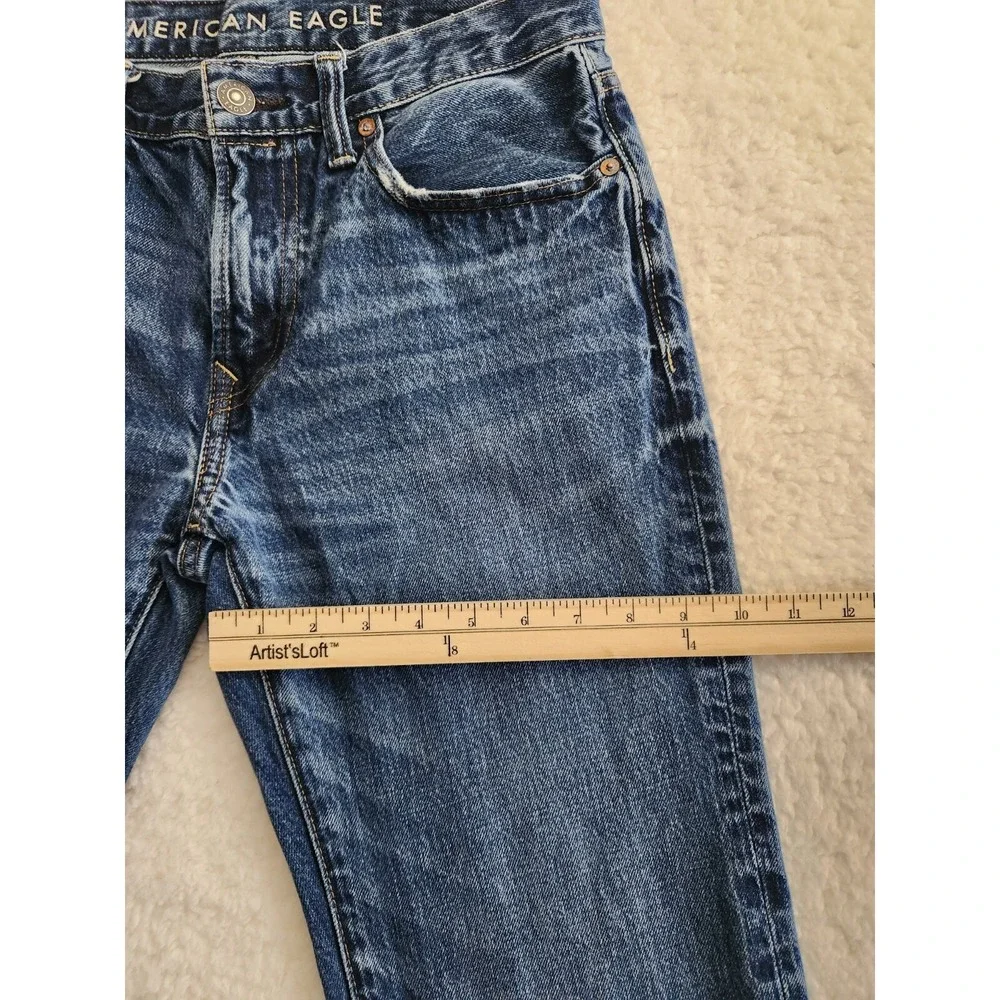 American Eagle Original‎ Straight Men's Jeans 30x34* (31x31) Blue Cotton Denim